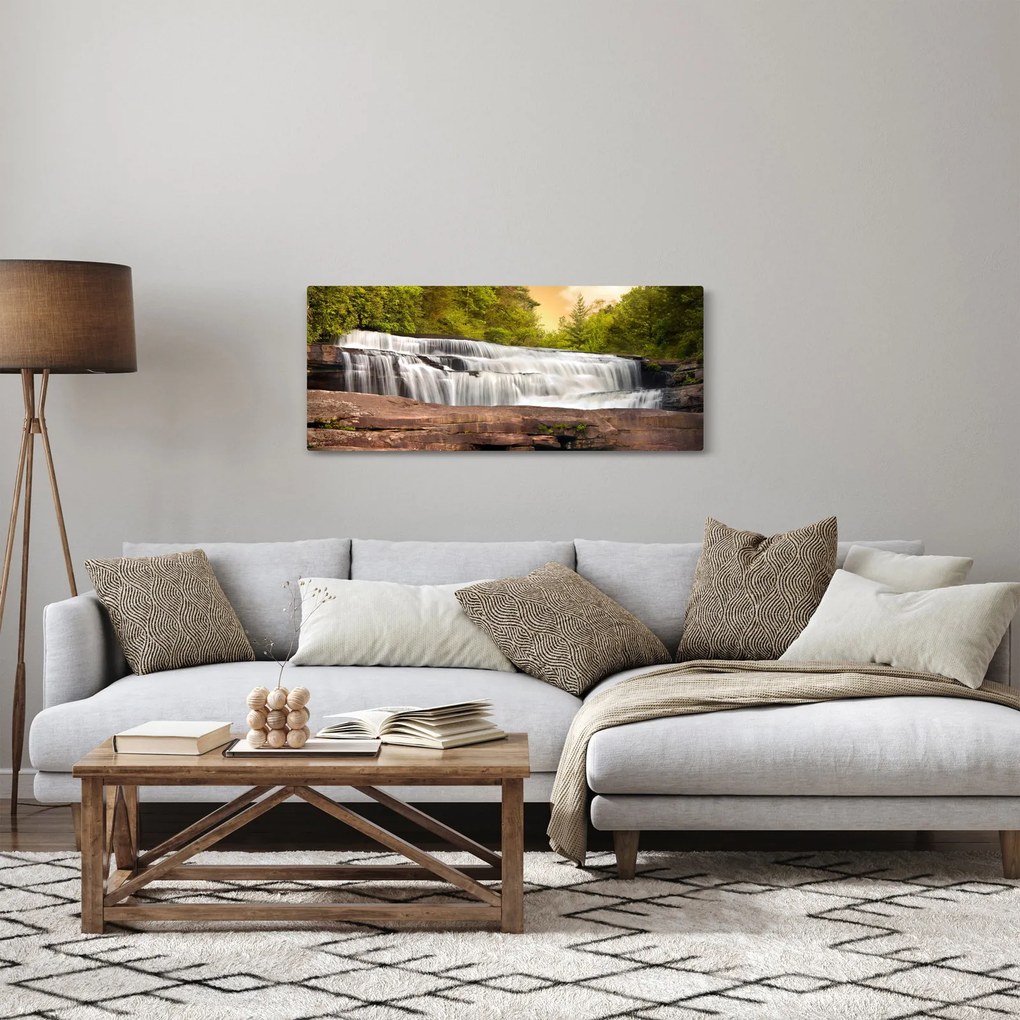 Obraz vodopádu (120x50 cm)
