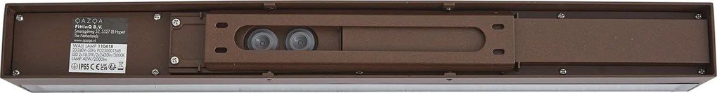 Priemyselné vonkajšie nástenné svietidlo hrdzavohnedé 55 cm vrátane LED IP65 - Hannah