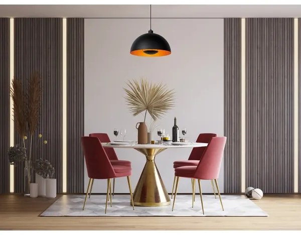 Lucide 45496/01/30 - Luster na lanku SIEMON 1xE27/40W/230V čierna