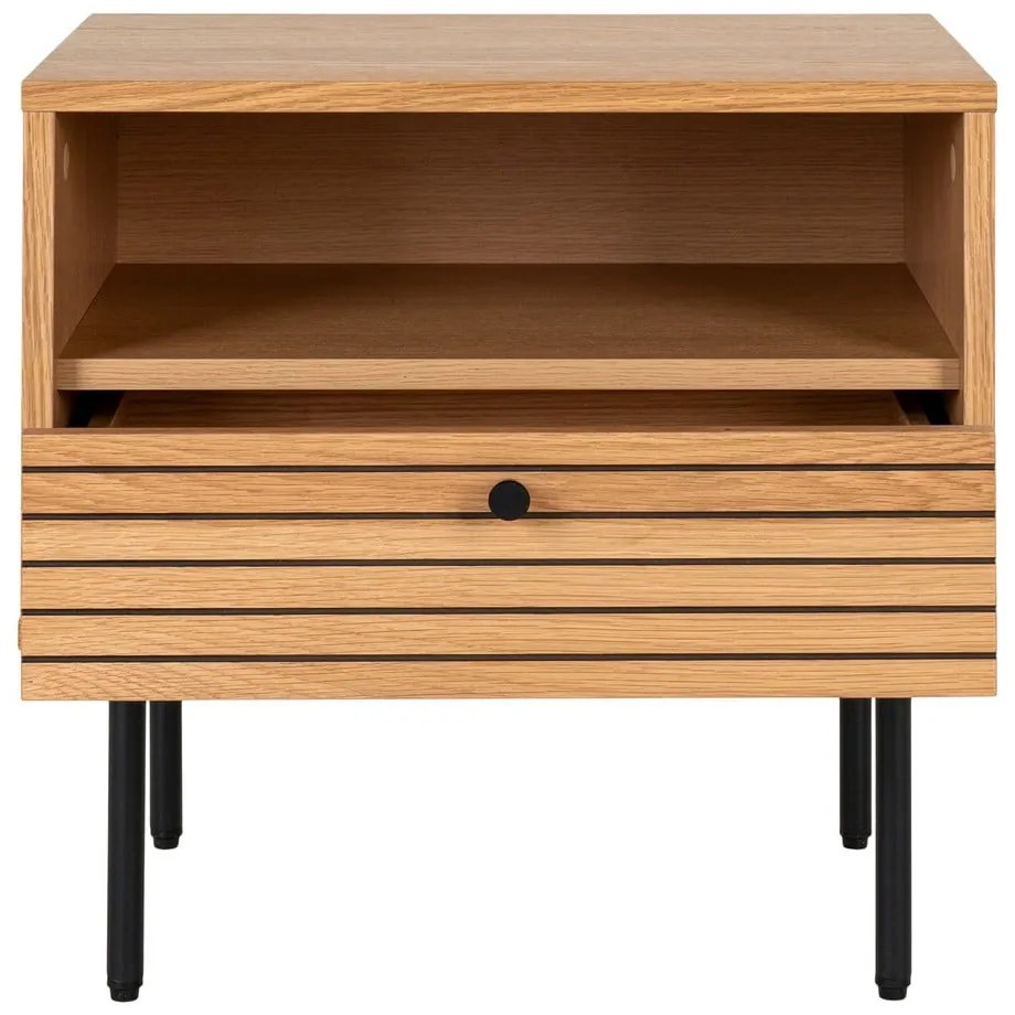 Odkladací stolík s doskou v dubovom dekore 40x50 cm Kyoto – House Nordic