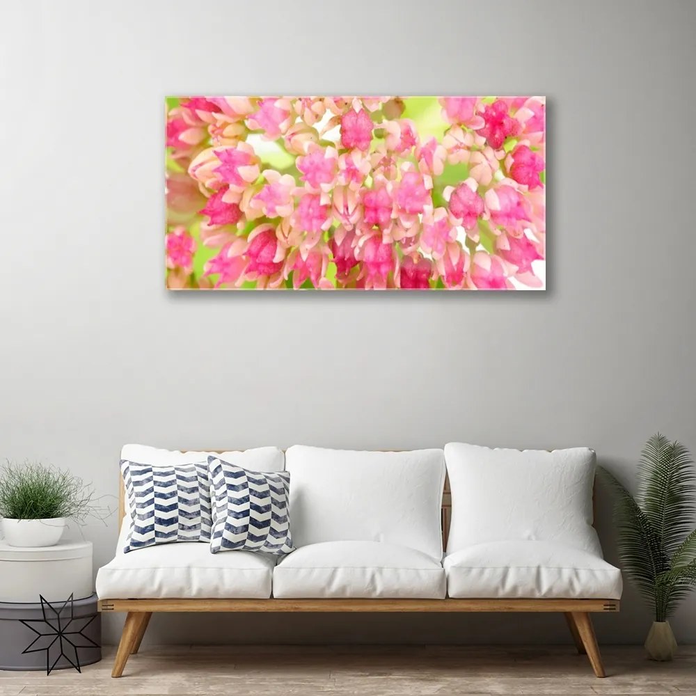 Obraz na skle Kvet lotosu 125x50 cm