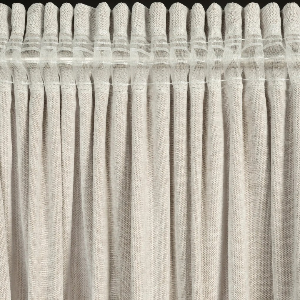 ZÁVES NA PÁSKE NILO 140X270 CM BÉŽOVÁ