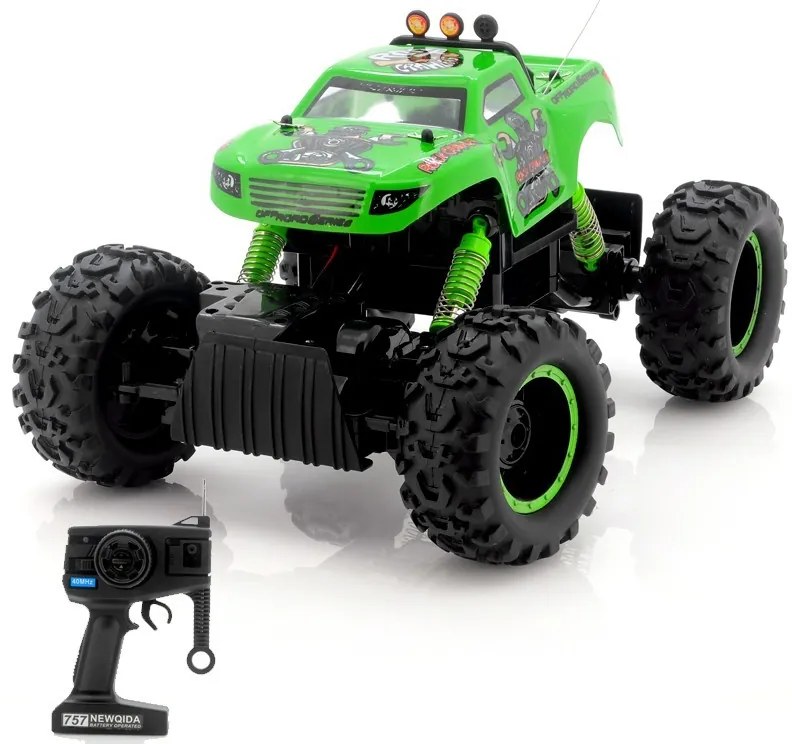 8396 RC Terénne auto - NQD Rock Crawler King 1:12 - bez obalu Zelená