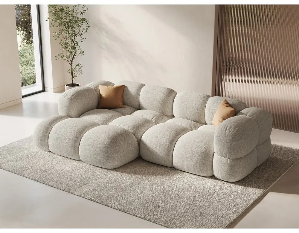 Béžová rohová pohovka (ľavý roh/s leňoškou) Loretto – Cosmopolitan Design