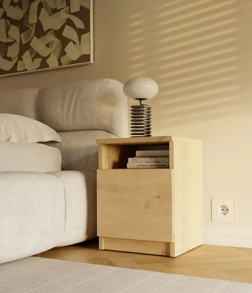 Nočný stolík Galax 30 cm dub artisan