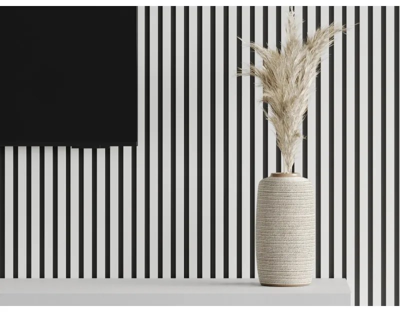 Mexen Lam-B, stenové lamely 275 × 31,5 cm, HDF doska 4 mm, biela matná, S100-275317-2812-051