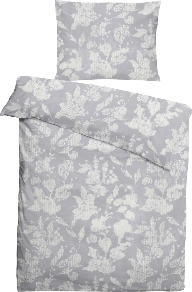 XXXLutz POSTEĽNÁ BIELIZEŇ, žakár, damask, sivomodrá, 140/200 cm Ralph Bauer - Obliečky & plachty - 003332005802