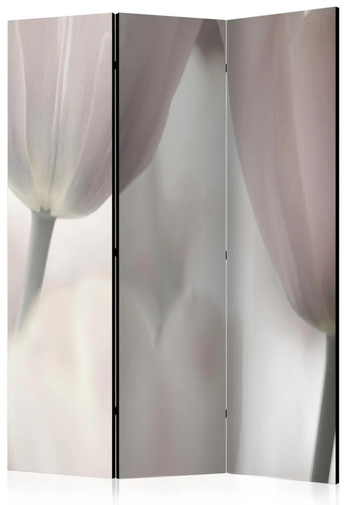 Artgeist Paraván - Tulips fine art - black and white [Room Dividers]