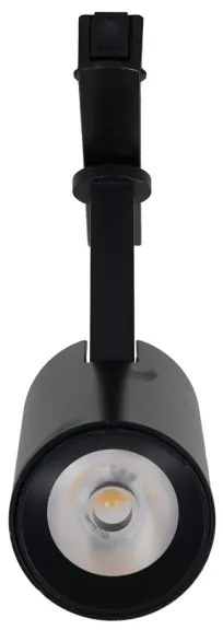 LED Bodové svietidlo do lištového systému MAGNETIC TRACK LED/10W/48V 3000K čierna