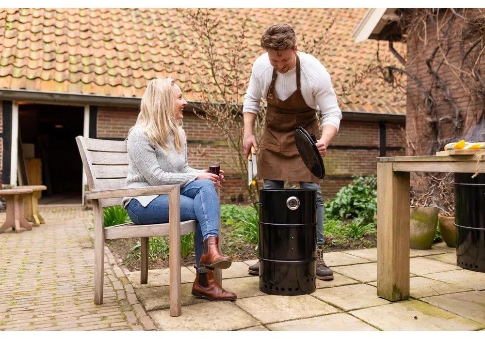 Kožená vonkajšia zástera Esschert Design Barbecue