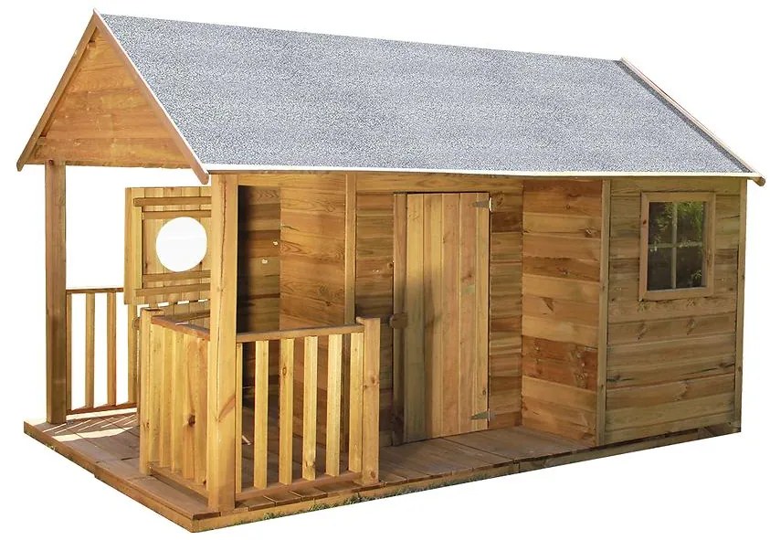 Detský domček Szymon 263x180x175 cm