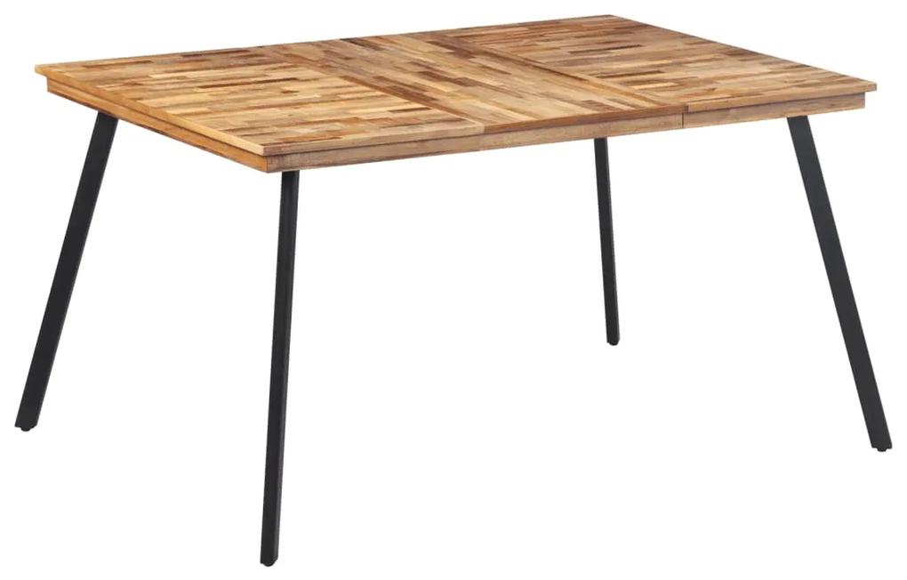 Jedálenský stôl 148x97x76 cm tíkové masívne drevo 358531