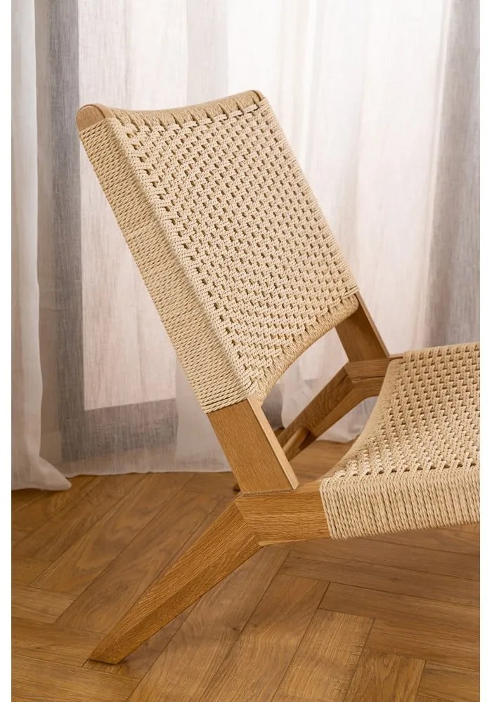 Kreslo s výpletom v prírodnej farbe Carson – Actona