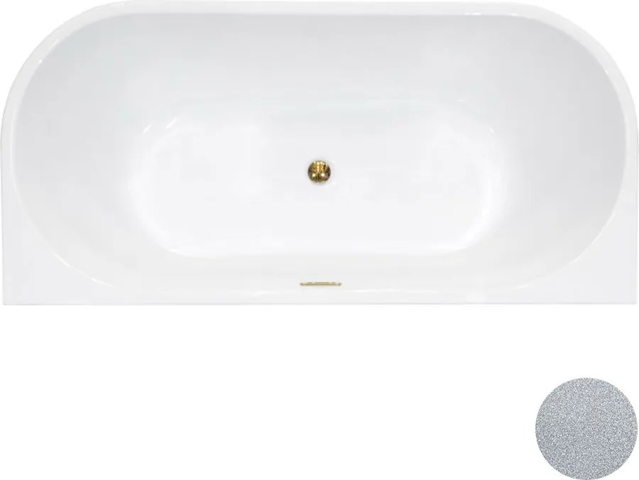 Besco Akrylátová voľne stojaca vaňa Vica NEW Glam S CC/SP 150x80 (160x80, 170x80), s prepadom BESCO-Typ výpuste: Alcaplast Click-Clack so štrbinovým …