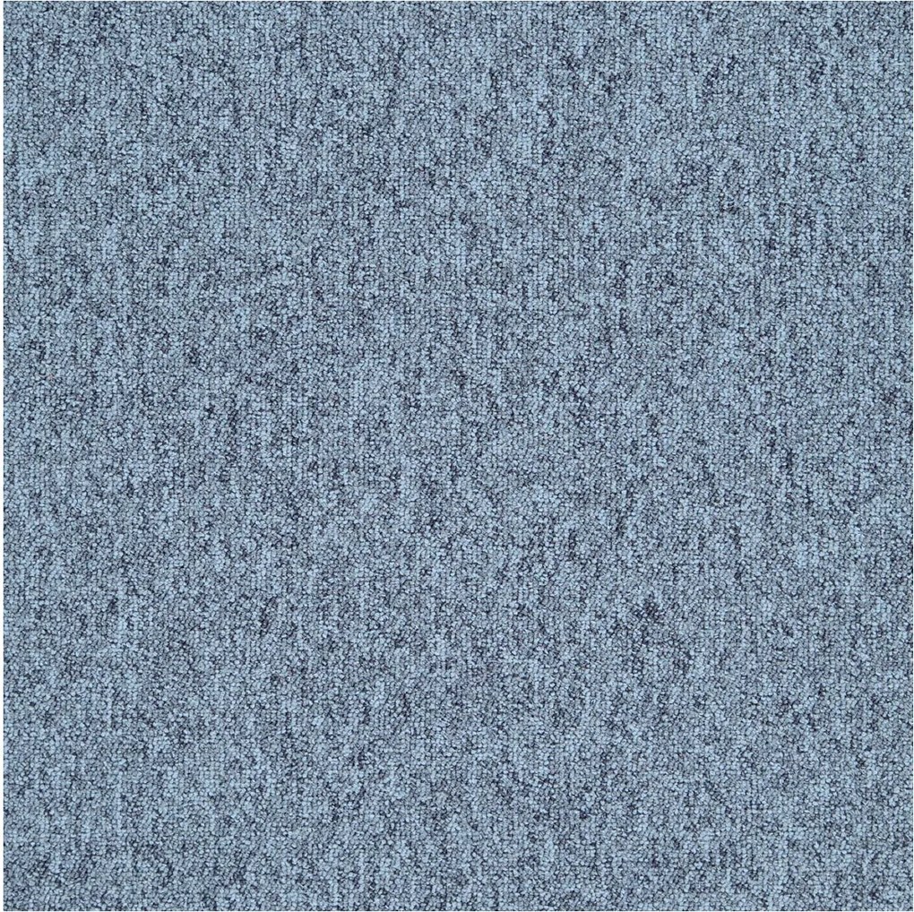 Balta, Kobercový štvorec Sonar 4482 svetlo modrý 50 x 50 cm, chodba / predsieň