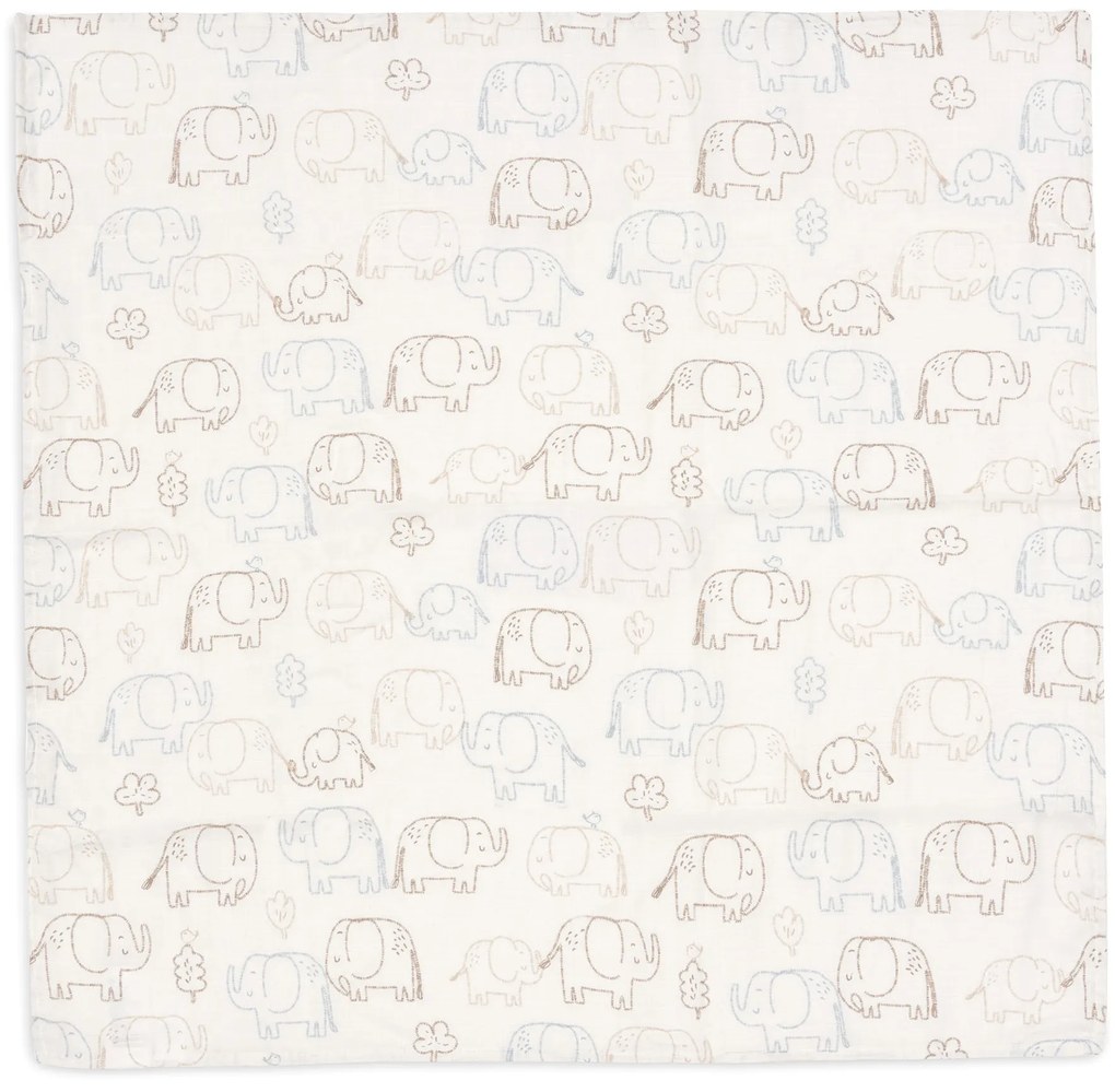 Plienky 3 ks 70x70 cm Elephant Tales