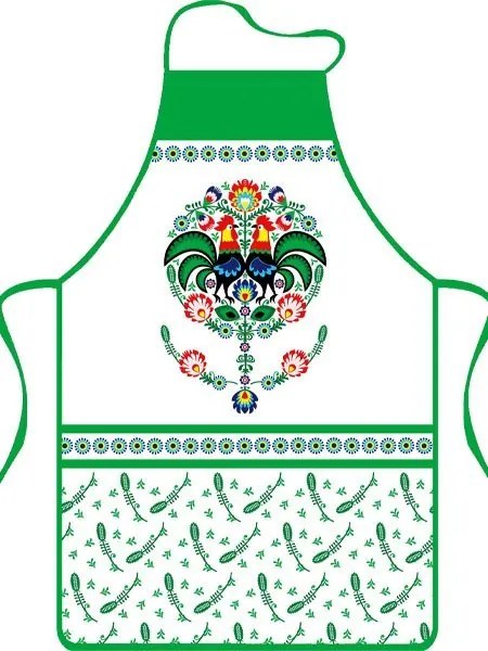 B-1 FOLK GREEN ada chňapka so zásterou
