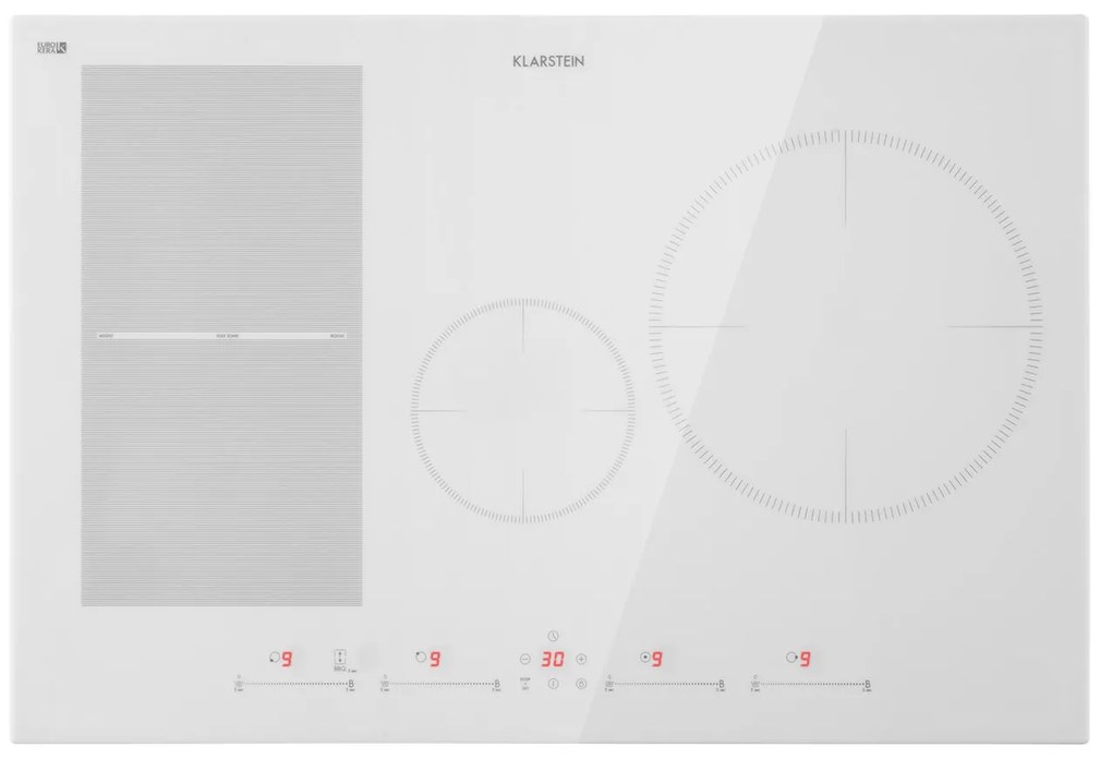 Klarstein Delicatessa 77 Hybrid, vstavaná indukčná varná doska, 7000 W, 4 zóny