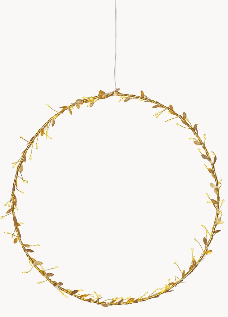 Vianočný LED veniec's funkciou časovača Winny, Ø 38 cm