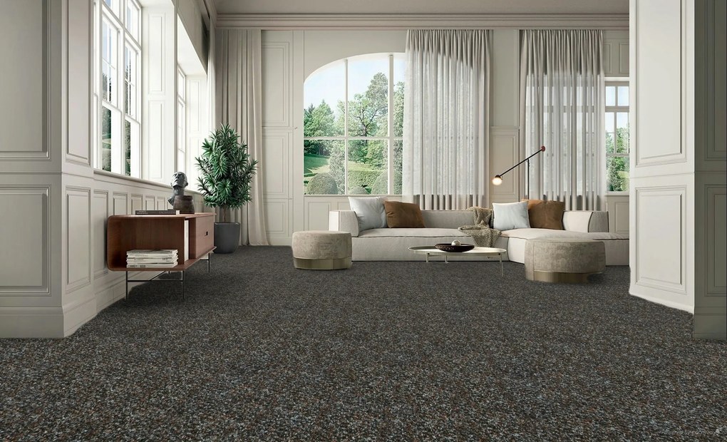 Beaulieu International Group, Koberec metráž Piccolo 767, na mieru, šíře 4m, hnedá, guma (gél - protišmykový), chodba / predsieň