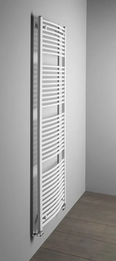 Aqualine Aqualine, ORBIT vykurovacie teleso s bočným pripojením 600x1850 mm, 1148 W, biela, ILO86T