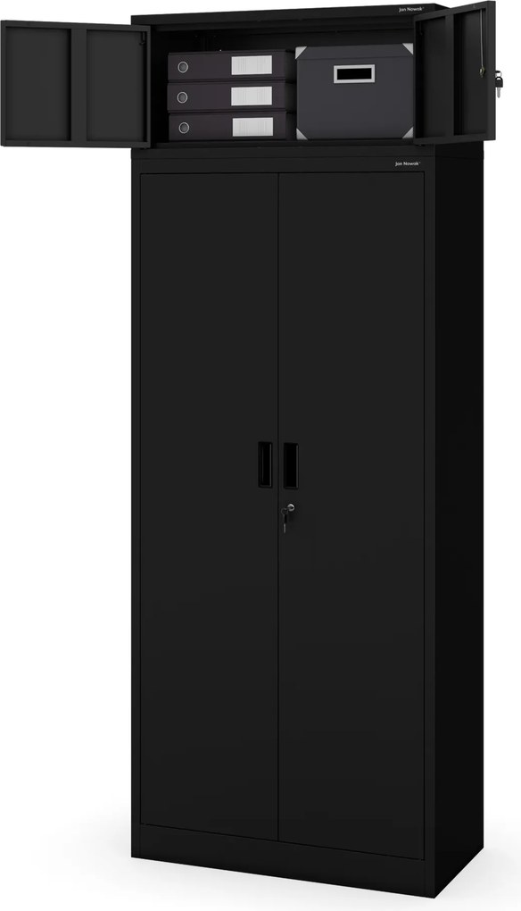 Nadstavec na skriňu čierna, 800x380x400 mm: EWA