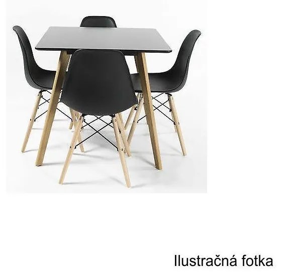 Stolička, čierna/buk, CINKLA 3 NEW
