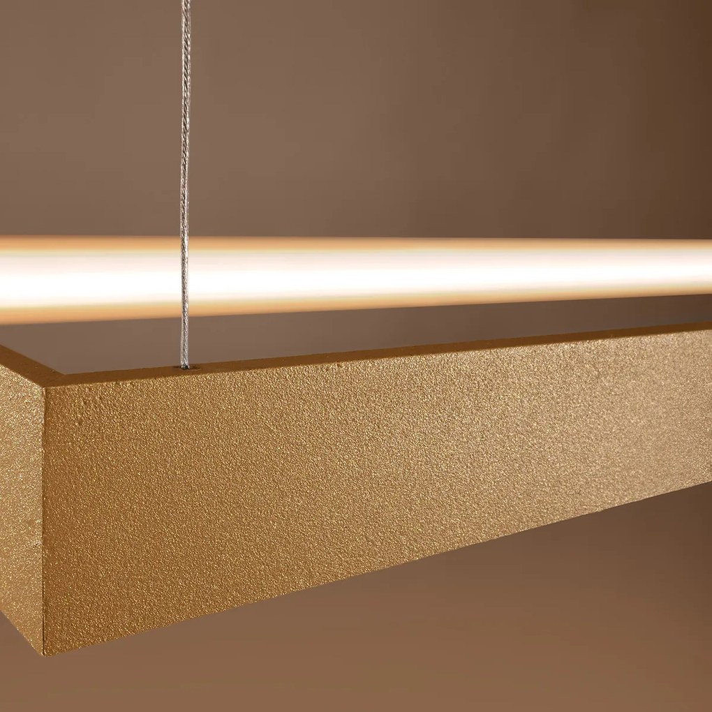 Závesné LED svietidlo Tuula m, 1x LED 50w, 3000k, g