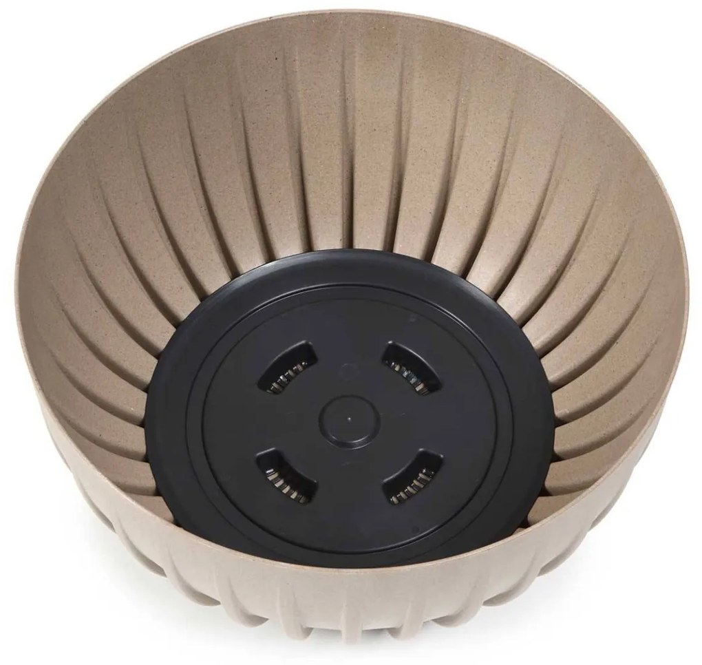 Kvetináč STRIPPED ECO 24 cm antracitový