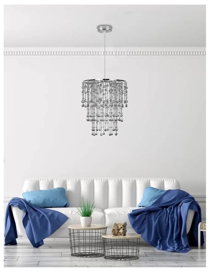 Závesné svietidlo v striebornej farbe ø 22,5 cm Roni - Candellux Lighting