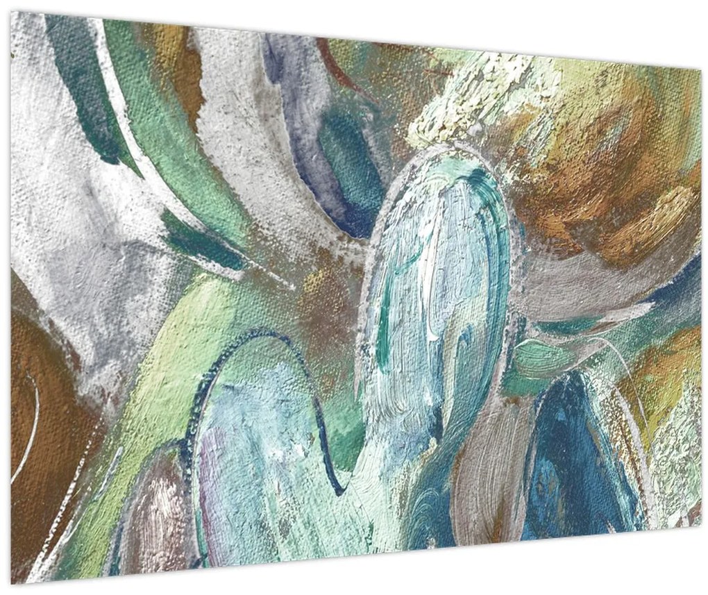 Obraz - Abstraktné maľba postavy (90x60 cm)