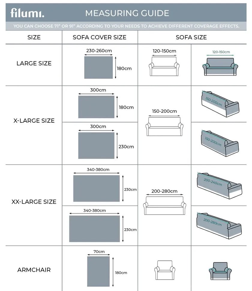 Krémovobiely poťah na kreslo 70 cm Talo – Filumi