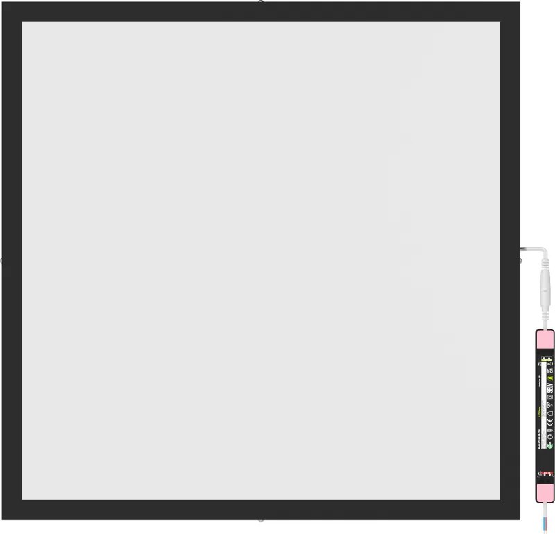 Mexen Brill-S, stropný LED panel 60×60 cm, 48 W, neutrálna biela 4000K, L206-060-060-4840-70