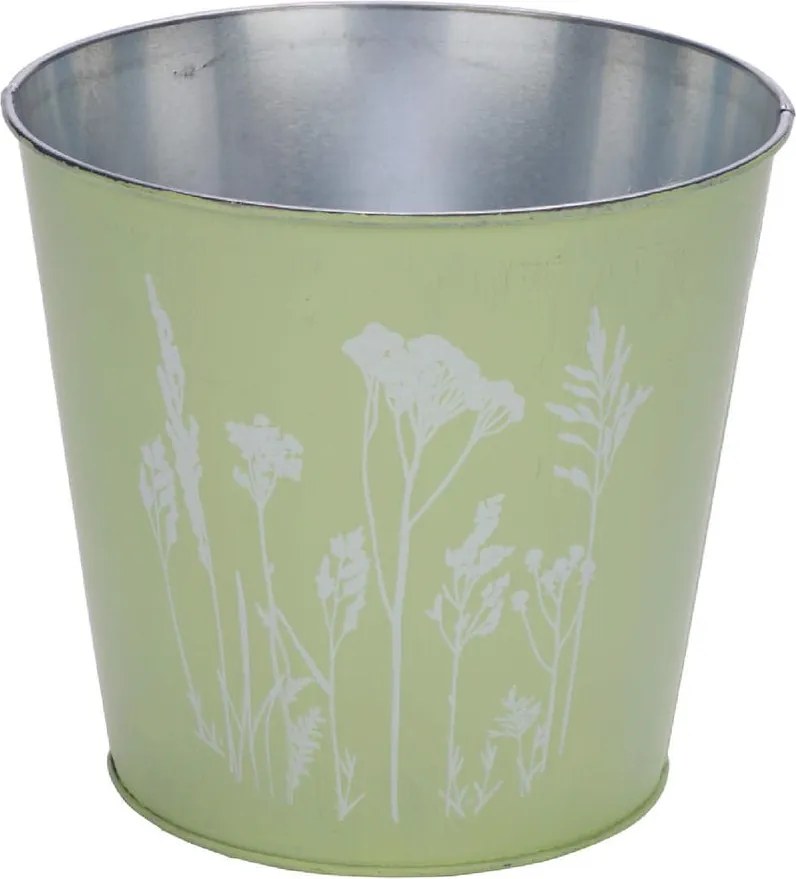 Zelený kvetináč Ego Dekor Flowery, ø 10,5 cm
