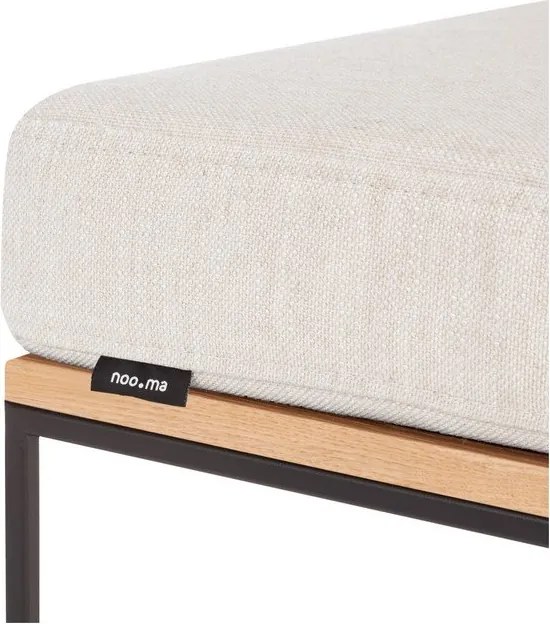 Béžová čalúnená stolička Feo – noo.ma