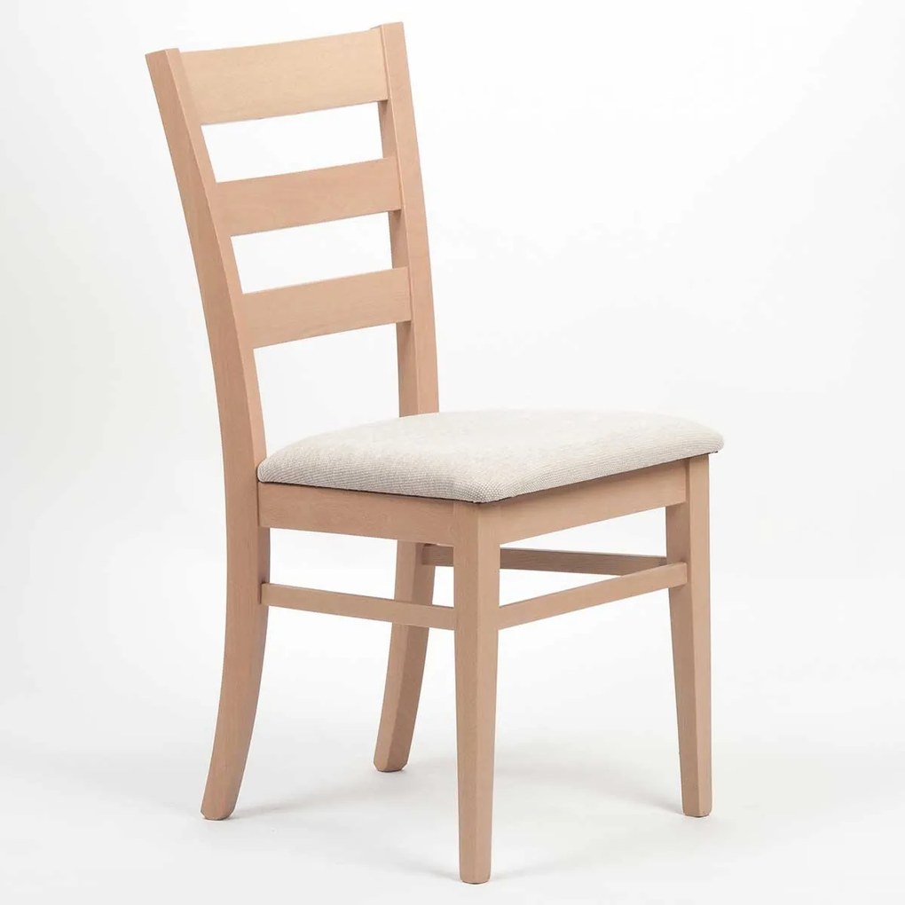 Stima Stolička VIOLA s čalúneným sedákom Vyberte odtieň ->: Buk, Vyberte látku ->: GENEZA soft 60