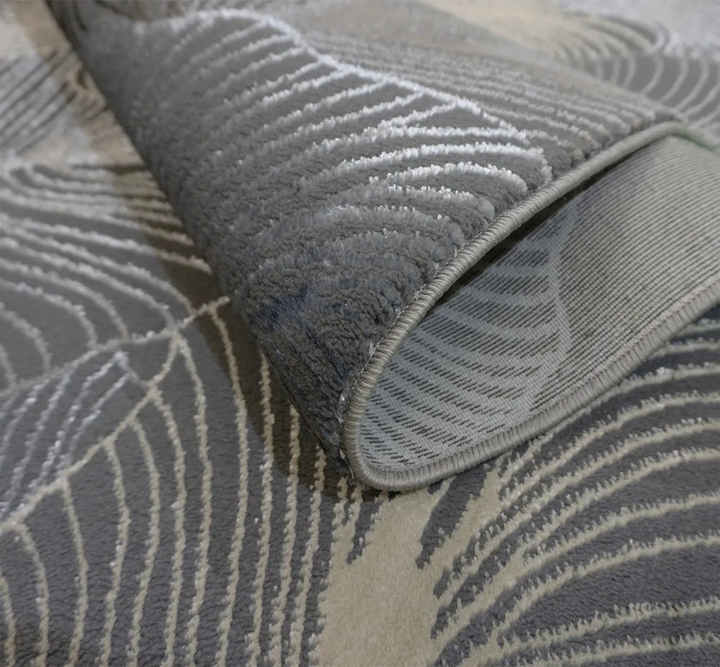 BE Koberec Esprit 3604 GREY – sivý obdĺžnikový Rozmer: 140x190 cm