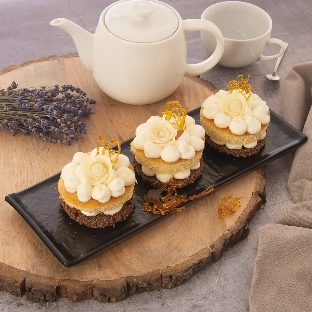 Orion Tácka ker. servírovacia Newage, 33,5 x 12 cm, S