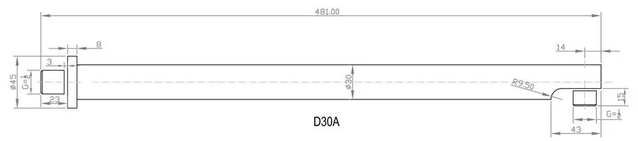 Mosadzný diel na pripojenie sprchy v lesklo striebornej farbe – Sapho