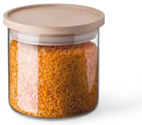 SIMAX NÁDOBA S DREVENÝM VEKOM 500 ML