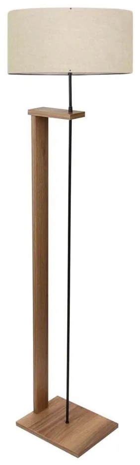 Stojacia lampa AYD 1xE27/40W/230V hnedá/béžová