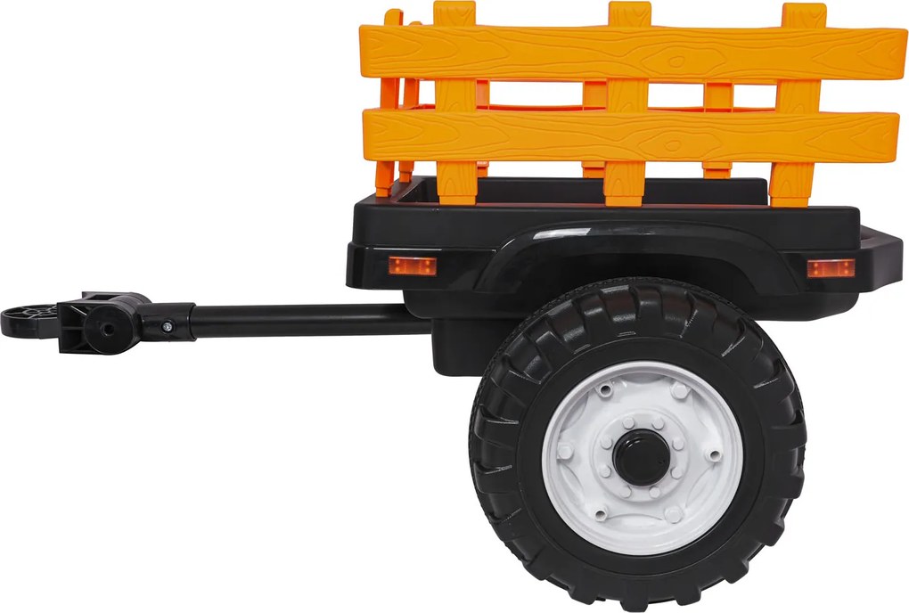 Ramiz MEGA Traktor D68 s prívesom žltý