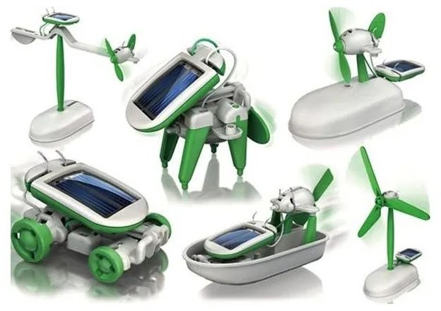 040115 DR SolarBot 6 v 1 - zelená