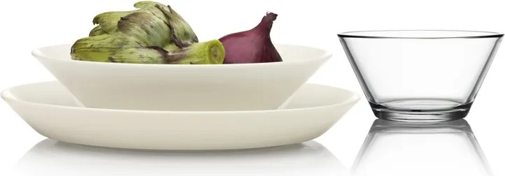 Tanier Teema 26cm, biely / sada 4ks