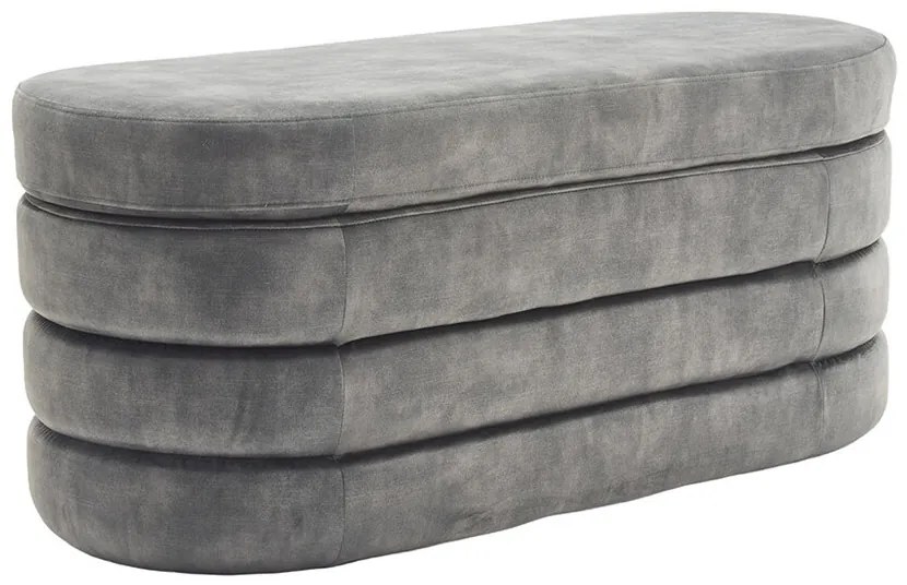 Moderná úložná lavica Fashion zelená zamat 115cm