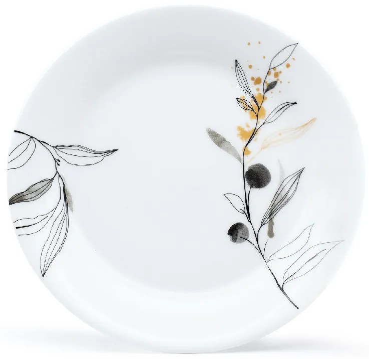 Arôme Home 18-dielna jedálenská súprava Vŕba, extra biela