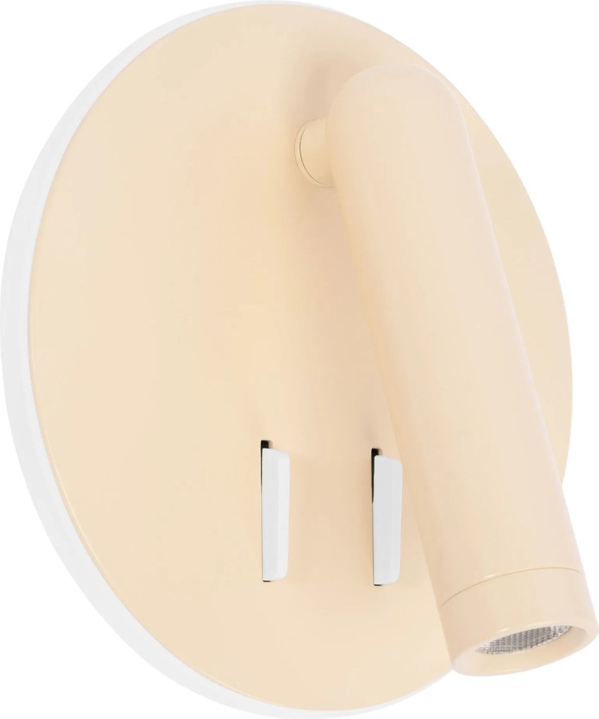 Toolight Toolight, LED nástenné svietidlo 16x14cm, 10W, APP1615-1W, béžová, OSW-06530