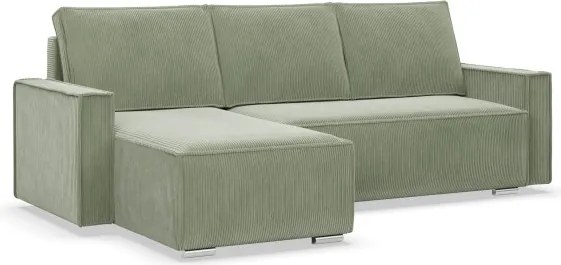 Rohová rozkladacia sedačka NOTO Poso 047 olivová