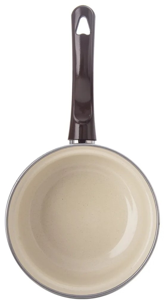 Orion Smaltovaná rajnica s lemom Brown, pr. 12 cm, pr. 12 cm