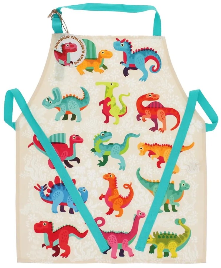 Bavlnená detská zástera Baby Dinos – Rex London
